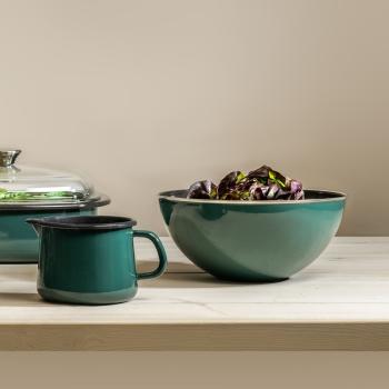 Preview: Riess Schüssel mit Edelstahlrand, Nouvelle Teal